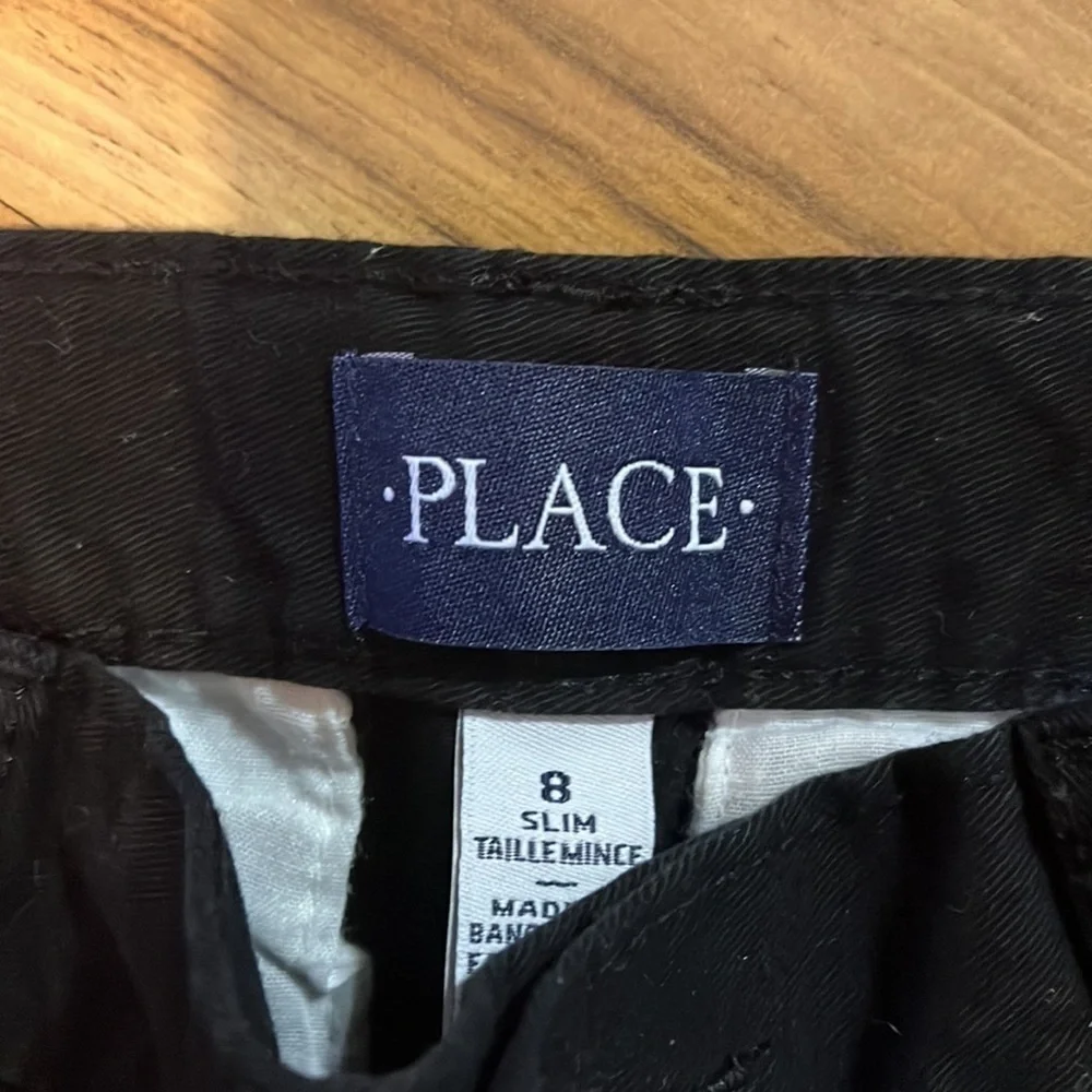 Childrens Place boys jeans size 8 slim black